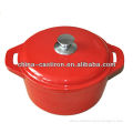 enamel cast cooking iron pot